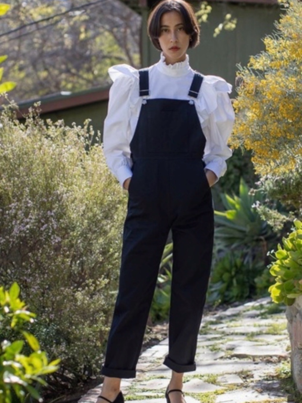 Horses Atelier loose Overalls - Classic High-Waist Style